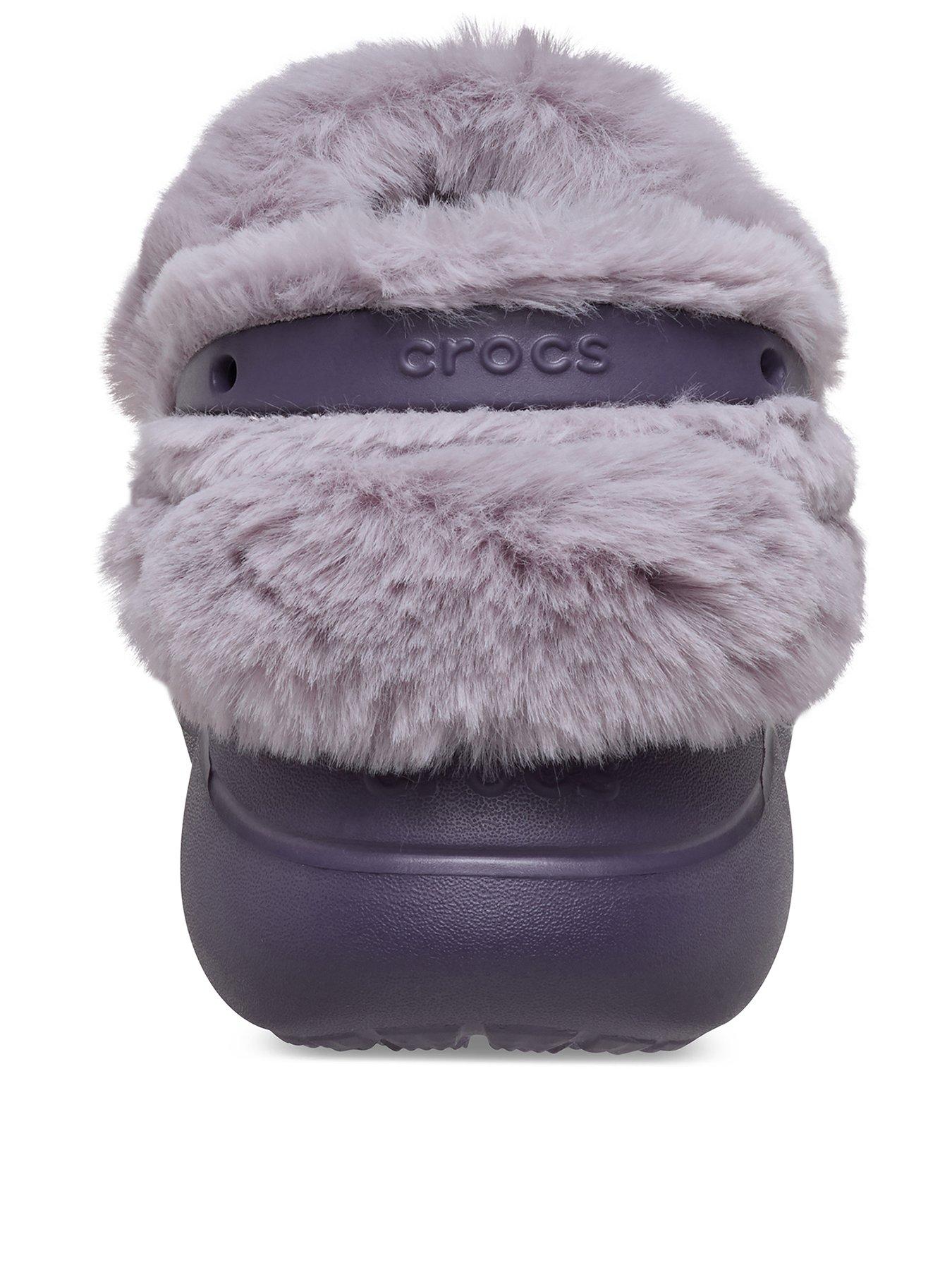  image of crocs-bae-lined-clog-nightshade-purple