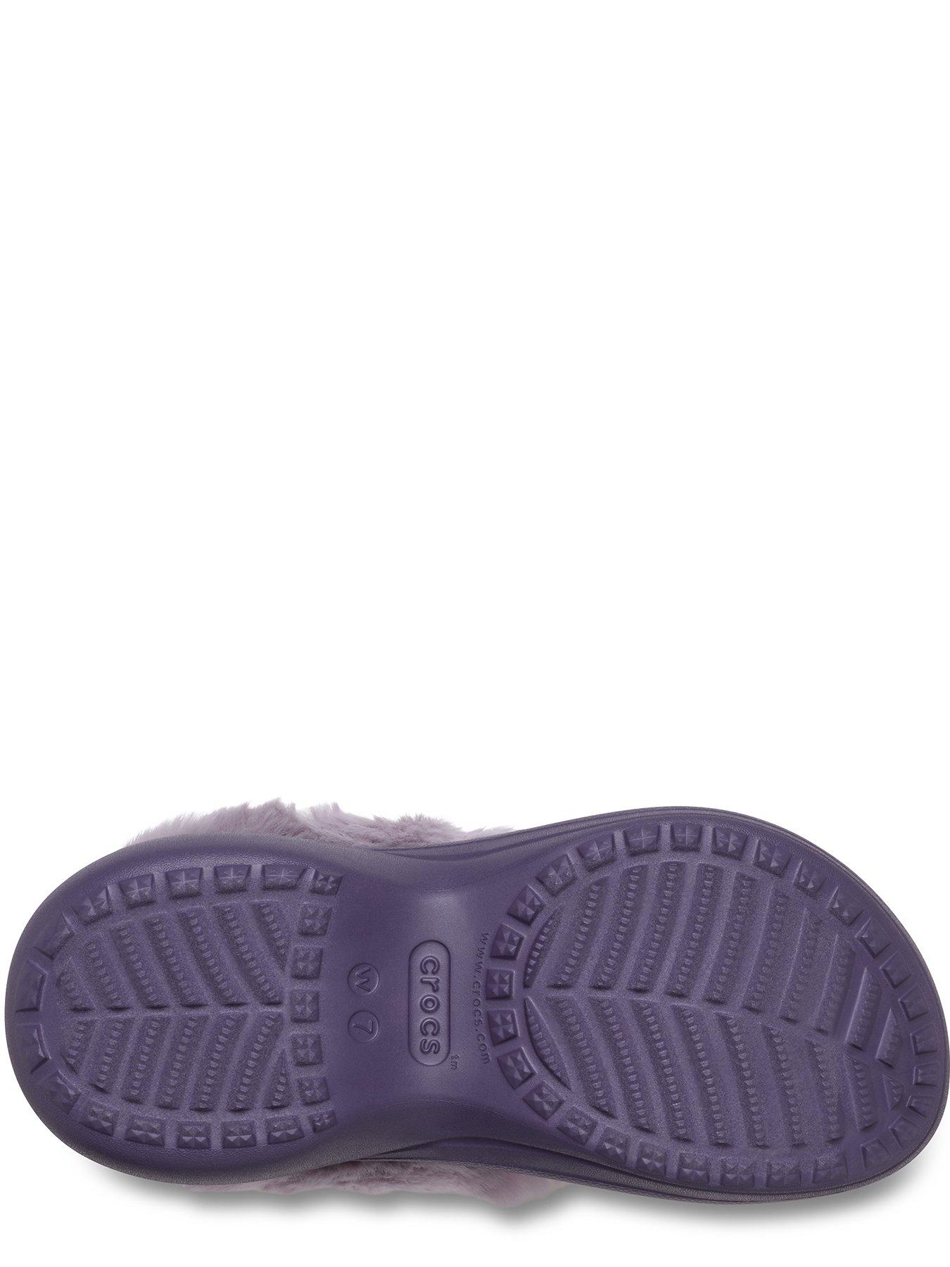  image of crocs-bae-lined-clog-nightshade-purple