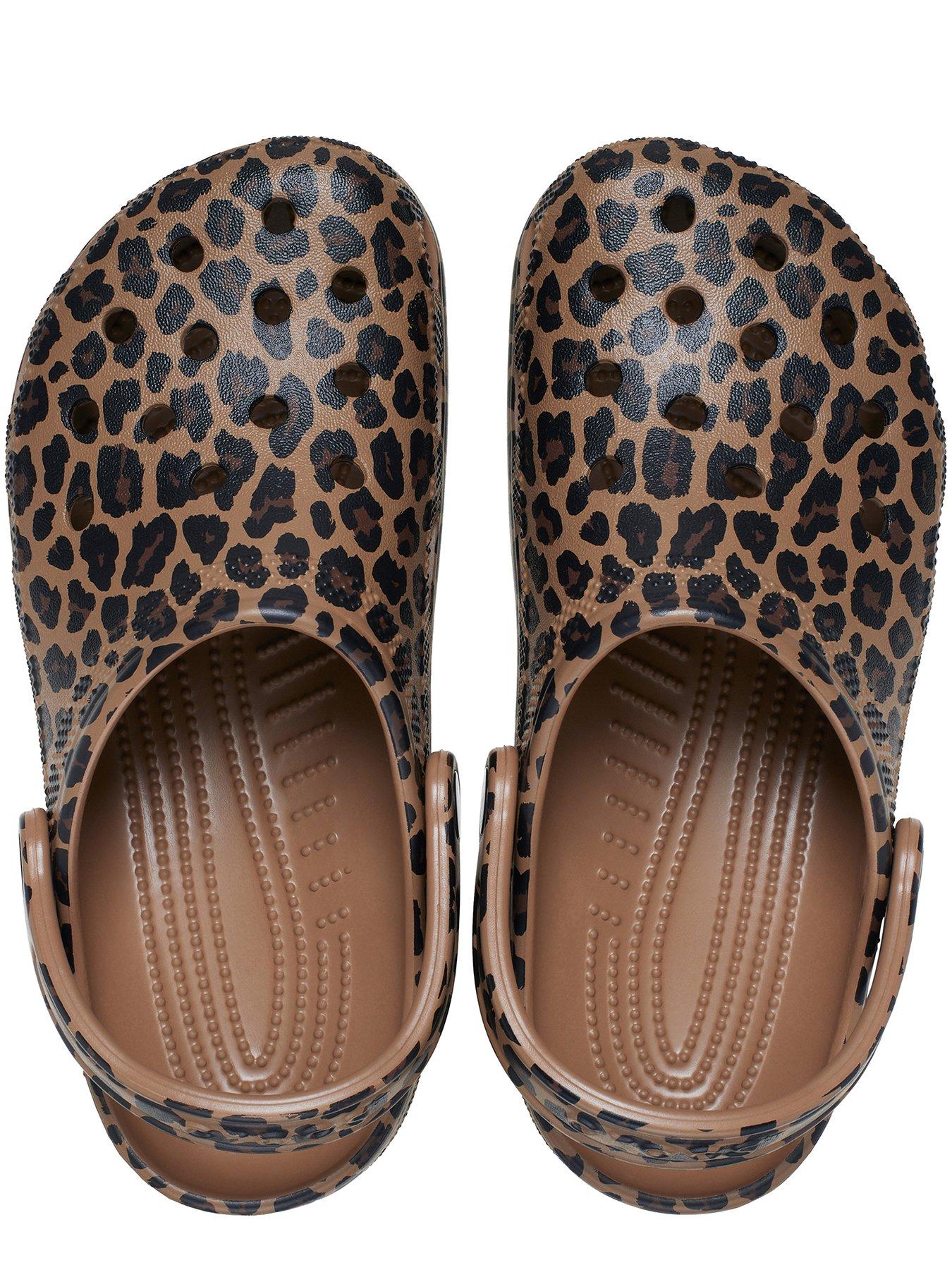  image of crocs-classic-animal-clog--sepialeopard