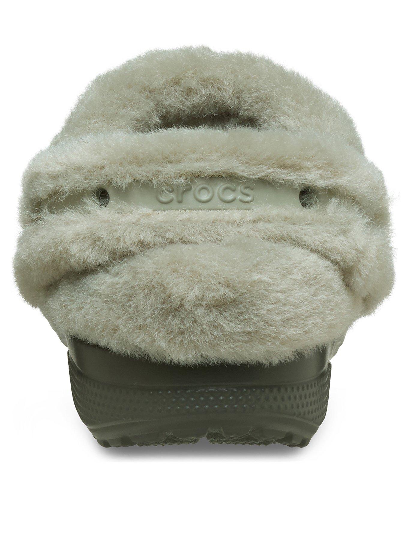 Image 3 of 6 of Crocs Classic Unfurgettable Sueded Clog - Galactic Grey