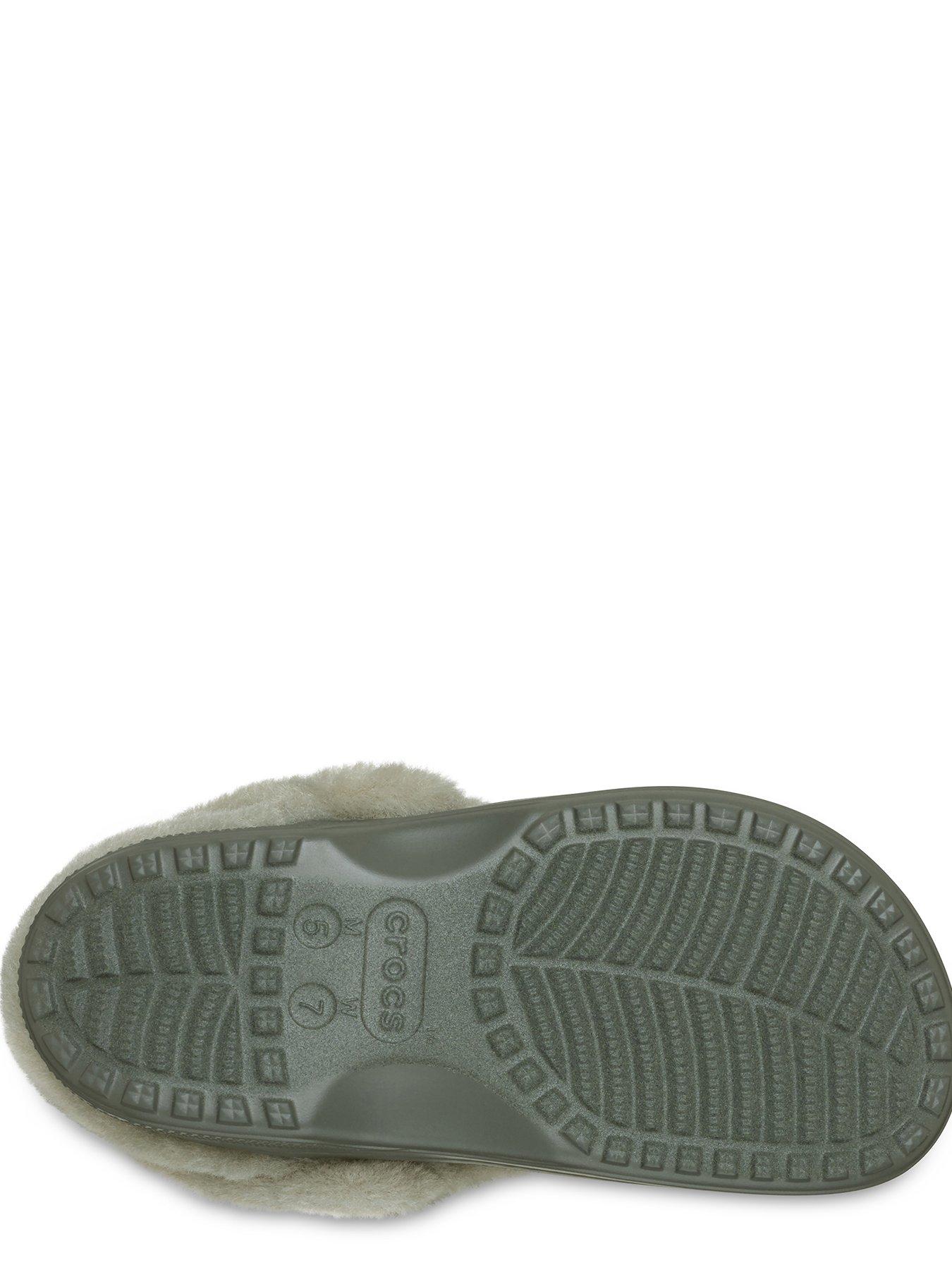 Image 5 of 6 of Crocs Classic Unfurgettable Sueded Clog - Galactic Grey