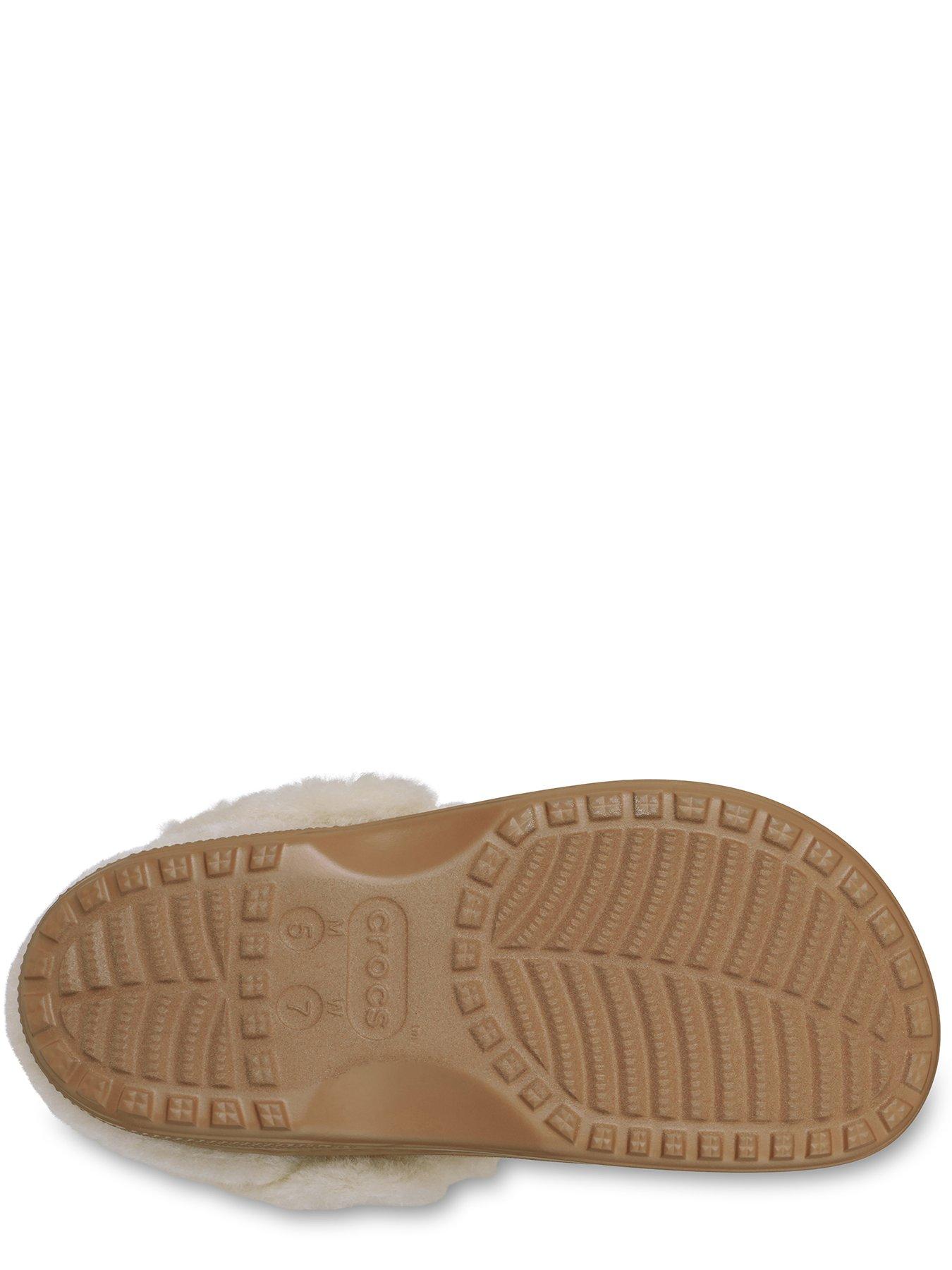 Image 5 of 6 of Crocs Classic Unfurgettable Faux Suede Clog - Sepia Brown