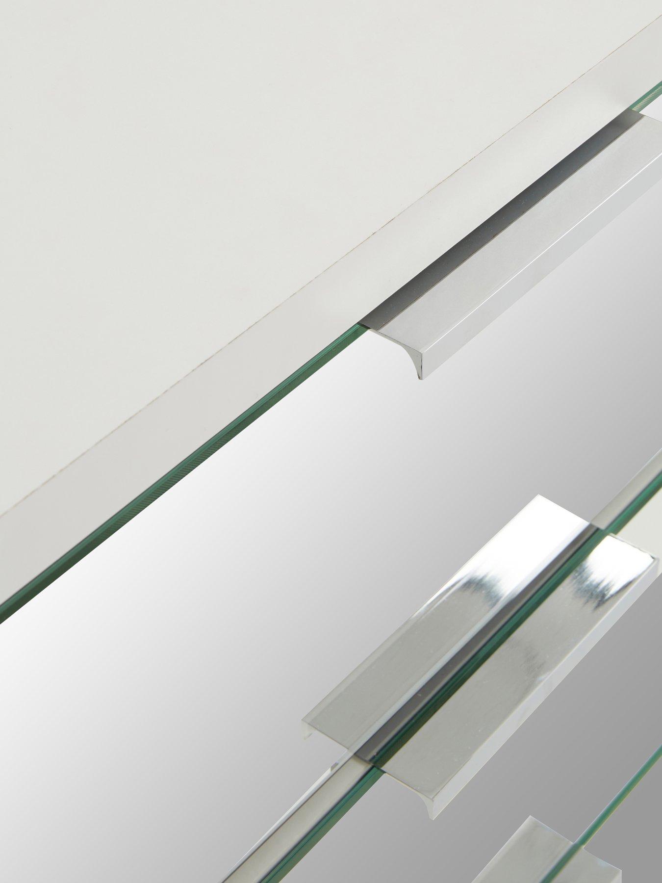  image of very-home-palma-mirrorednbsp5-drawer-chest-white-fscreg-certified
