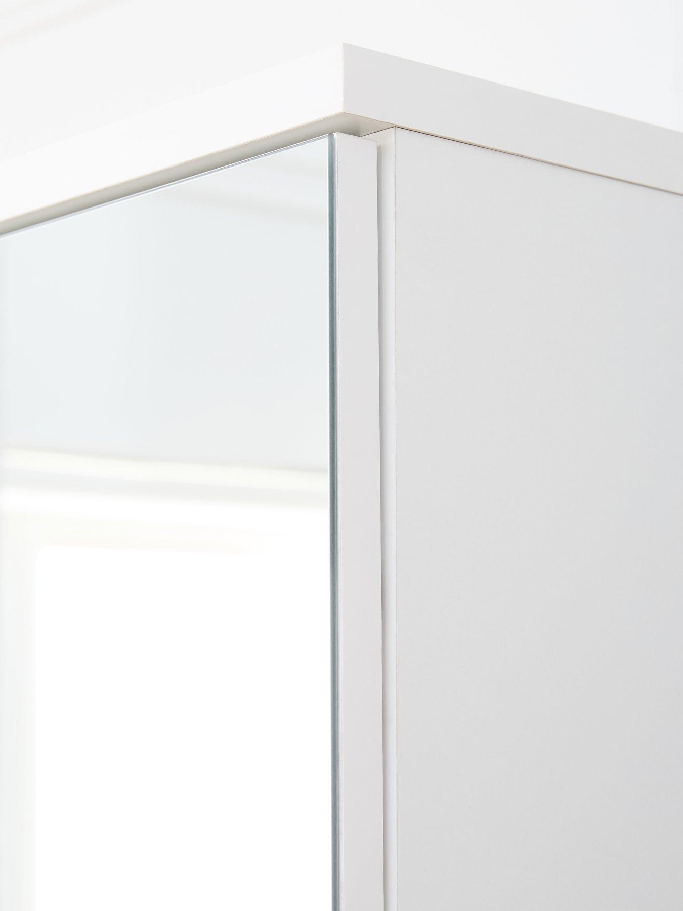 Image 6 of 7 of Very Home Palma&nbsp;6 Door Mirrored Wardrobe - White - FSC&reg; Certified