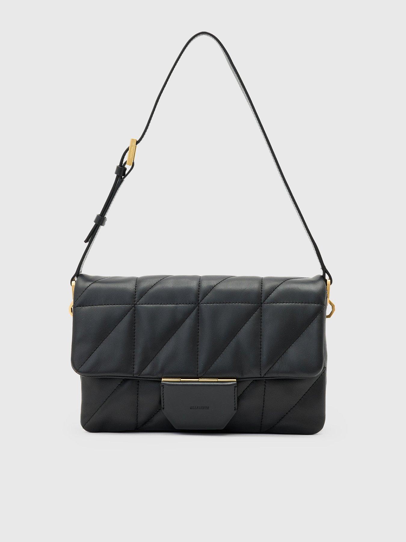 AllSaints Ondine Quilted Shoulder Bag - Black