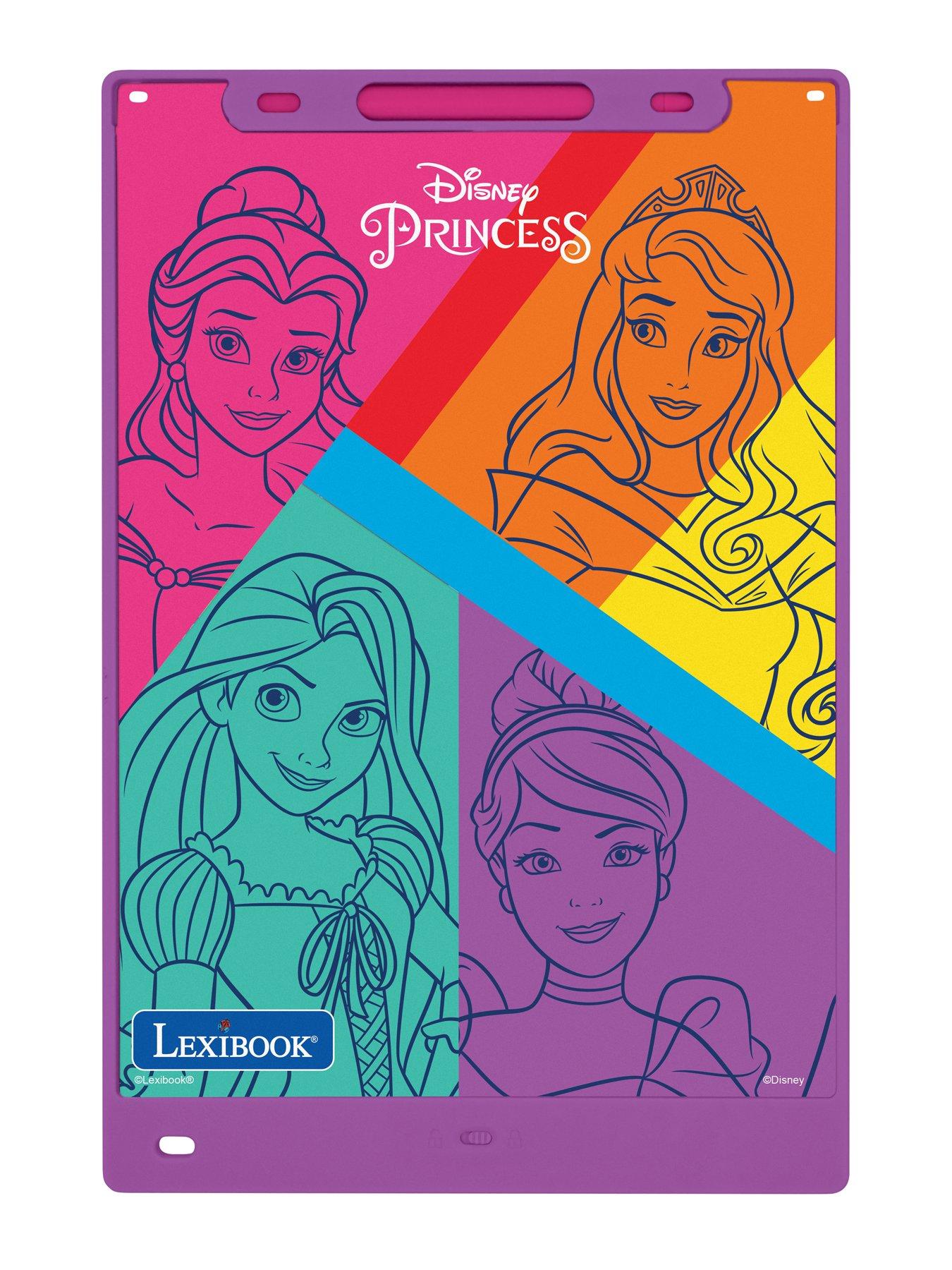 Image 4 of 7 of Disney Princess Disney Princess 11'' multicolor learning drawing E-ink tablet with stencils