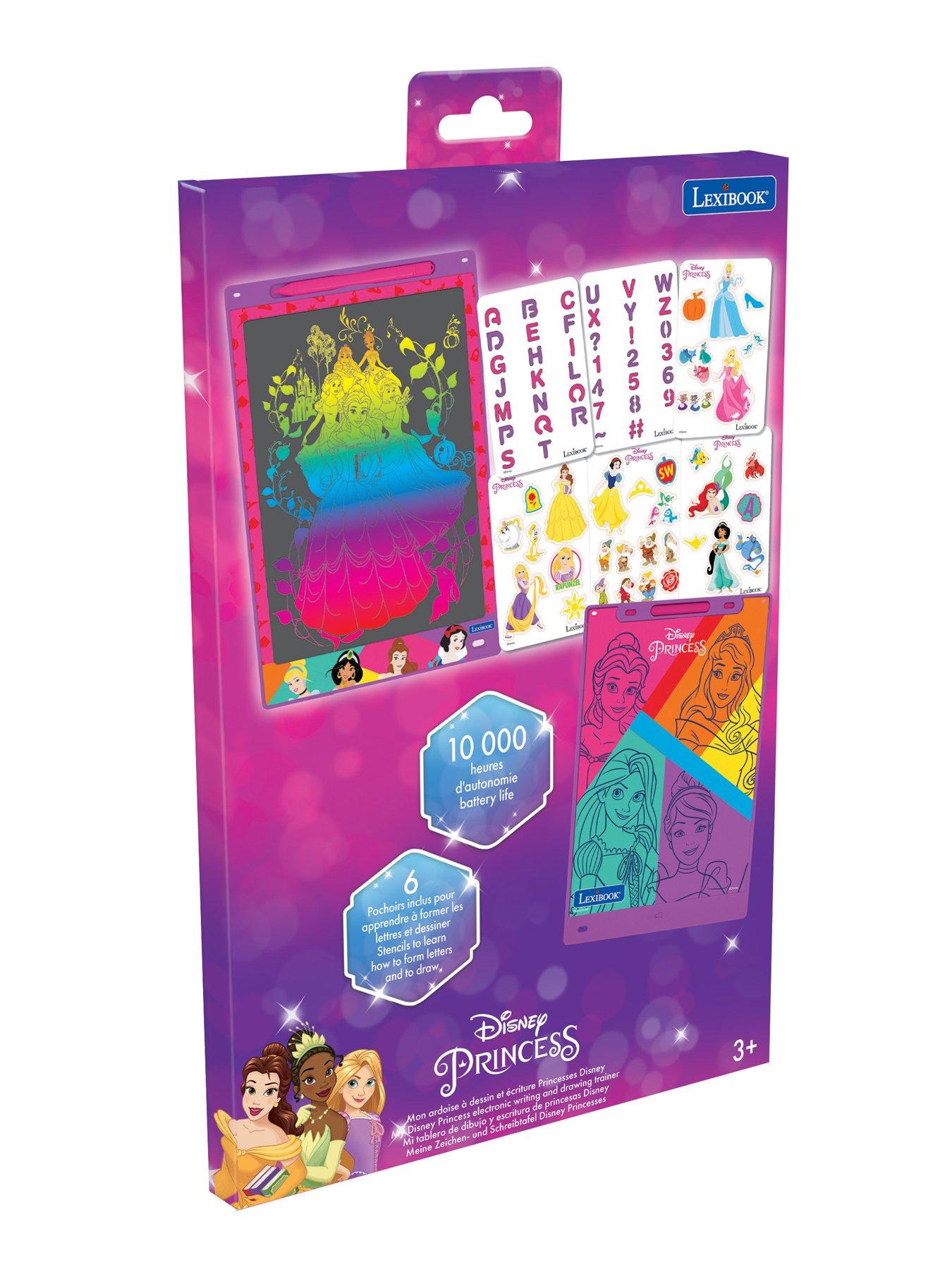 Image 5 of 7 of Disney Princess Disney Princess 11'' multicolor learning drawing E-ink tablet with stencils