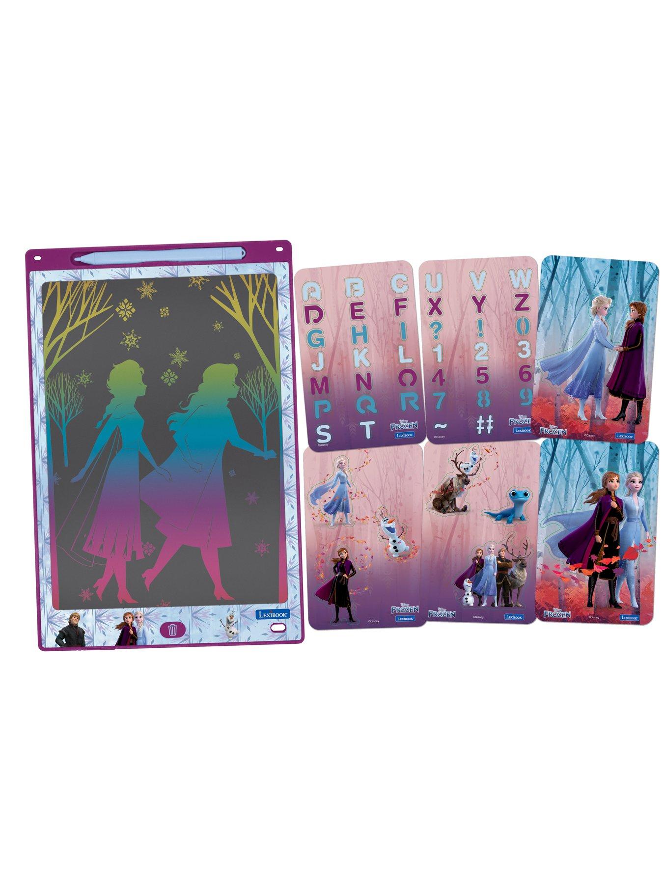 Image 2 of 7 of Disney Frozen 11'' Multicolour Learning Drawing E-Ink Tablet with Stencils