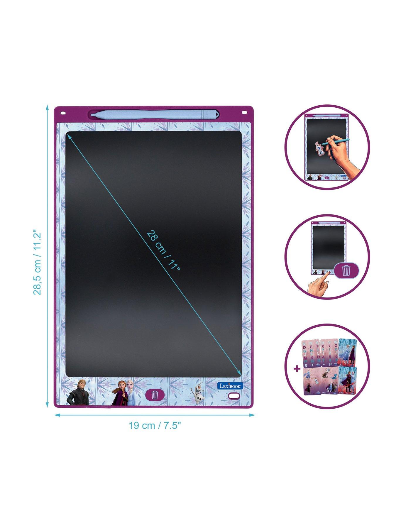 Image 3 of 7 of Disney Frozen 11'' Multicolour Learning Drawing E-Ink Tablet with Stencils