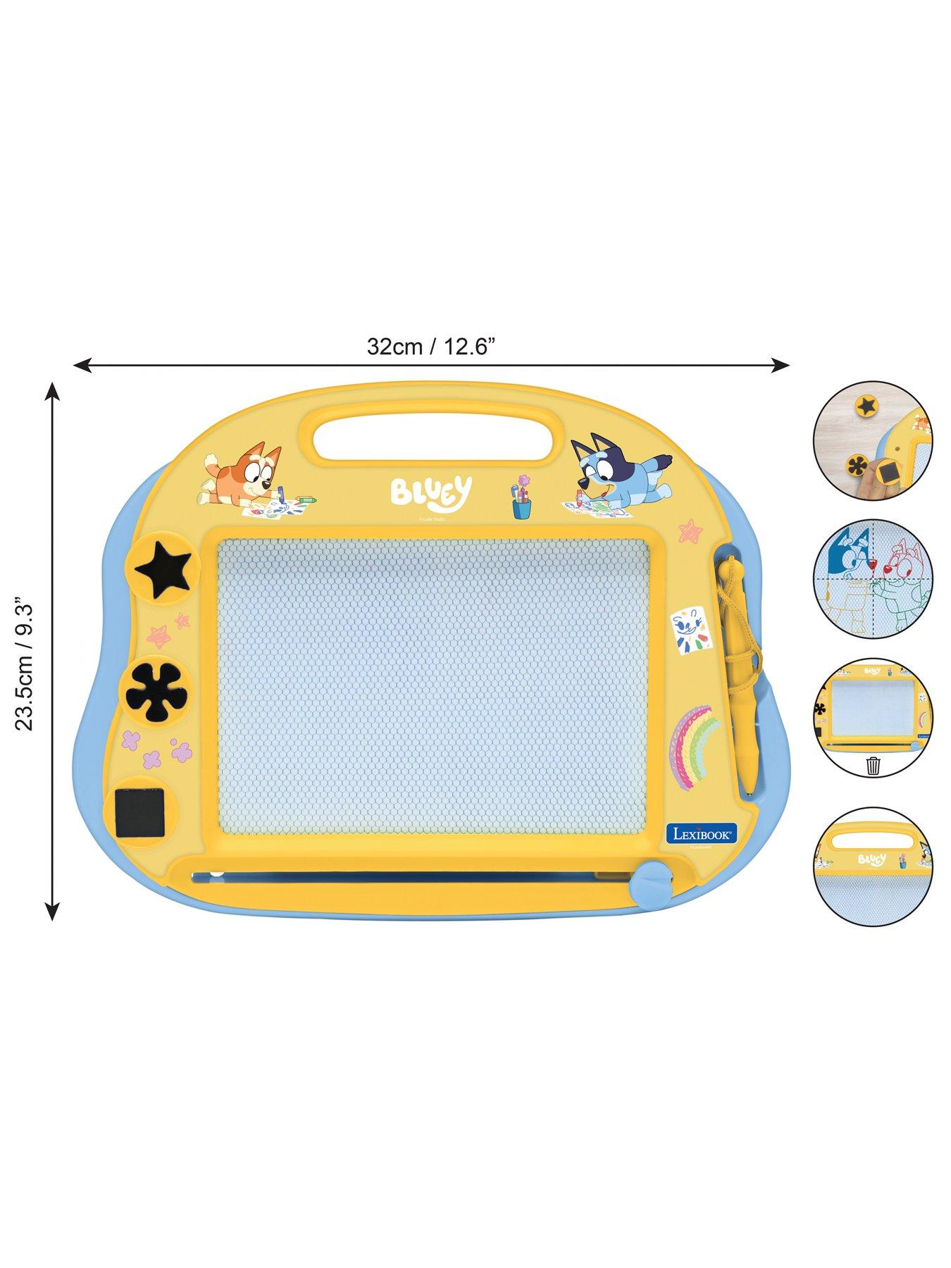  image of bluey-magnetic-multicolour-drawing-board-with-accessories--nbspa5-format
