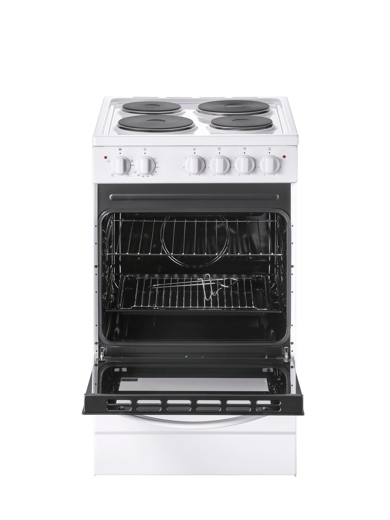 Image 2 of 6 of Swan SX16710W 50cm Electric Solid Plate Cooker - White