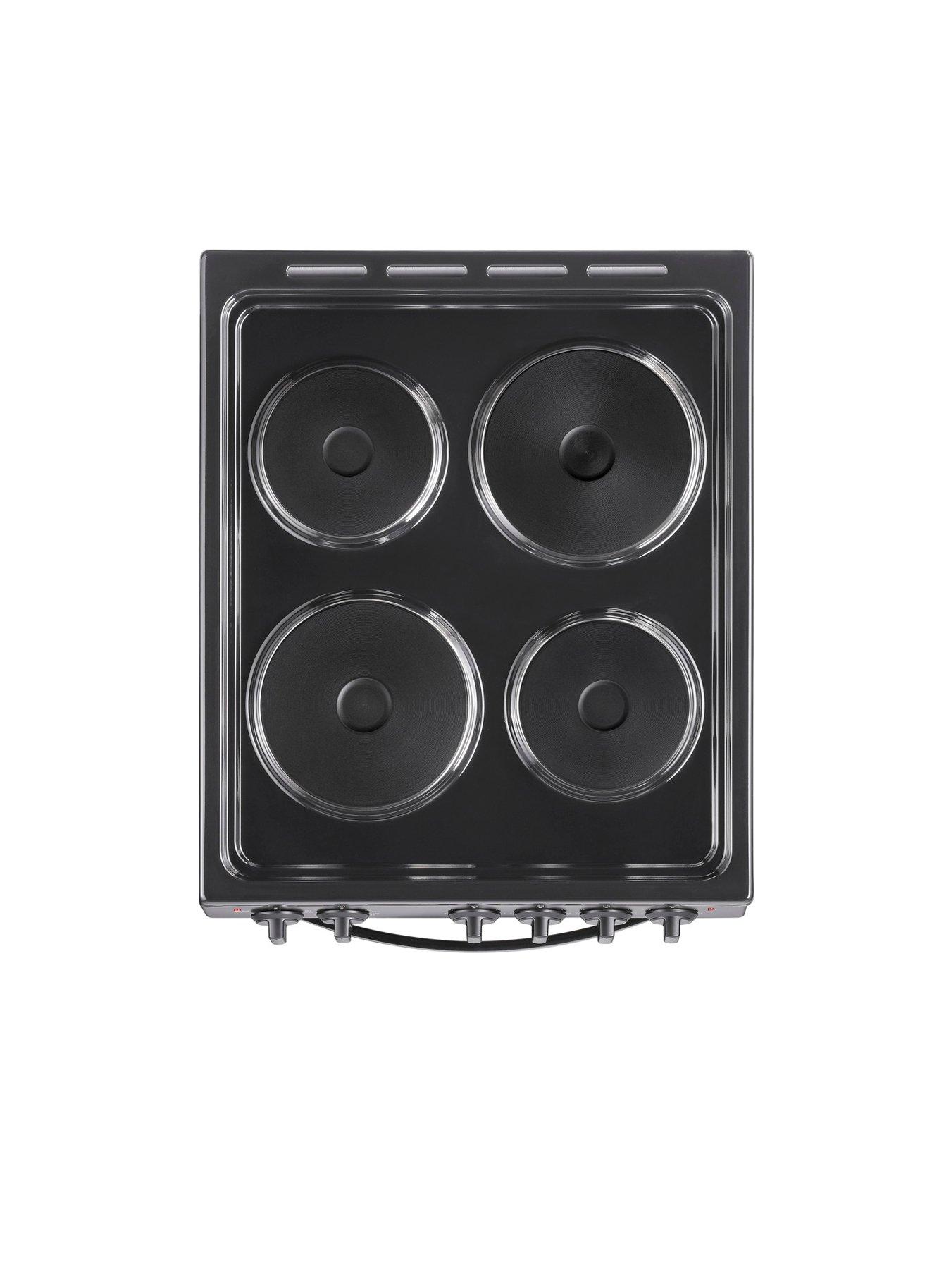 Image 5 of 6 of Swan SX16710B 50cm Electric Solid Plate Cooker - Black