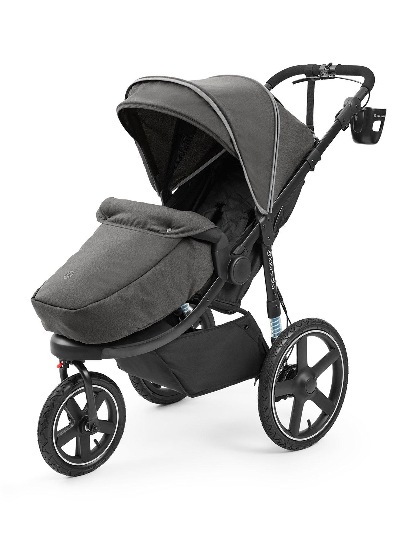 Image 1 of 7 of Ickle Bubba Venus Jogger Pro Max Jogger Stroller - Charcoal Grey