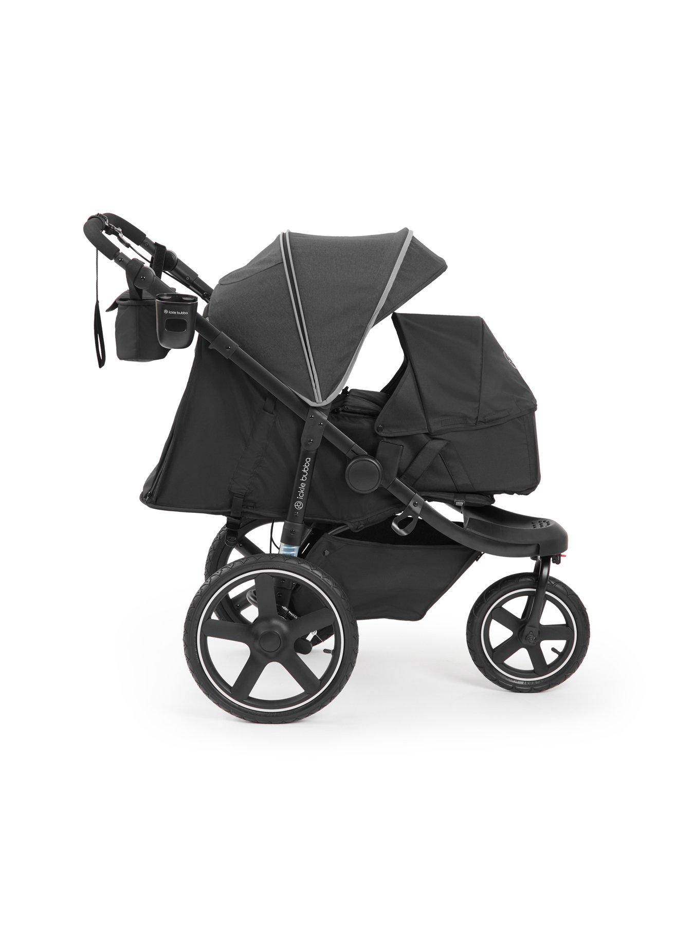 Image 4 of 7 of Ickle Bubba Venus&nbsp;Pro Prime Jogger Stroller&nbsp;- Charcoal Grey
