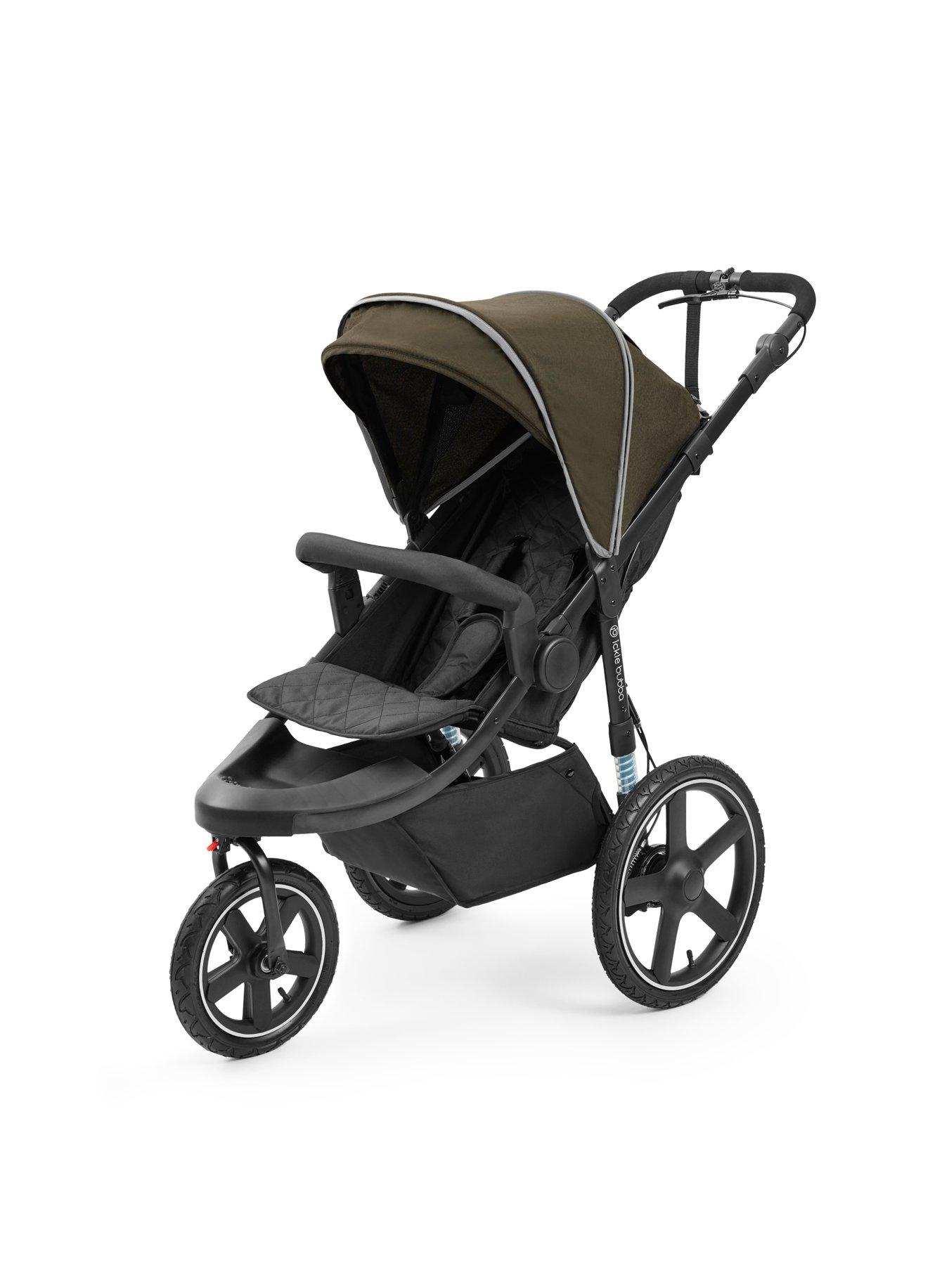 Image 3 of 7 of Ickle Bubba Venus Pro Prime Jogger Stroller&nbsp;- Woodland