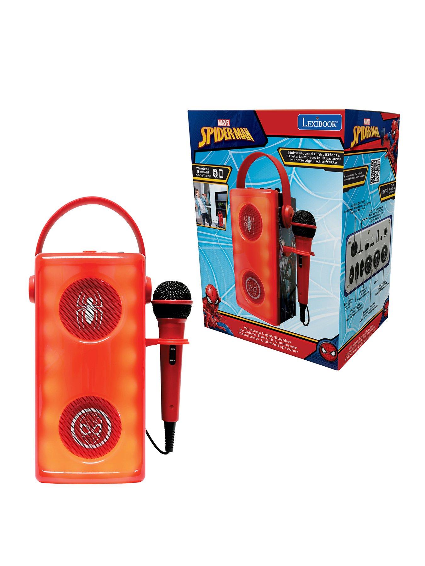 Spiderman Luminous Bluetooth speaker with microphone