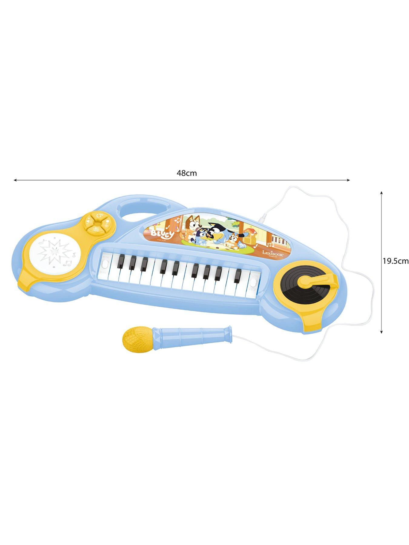  image of bluey-fun-electronic-keyboard-with-lights