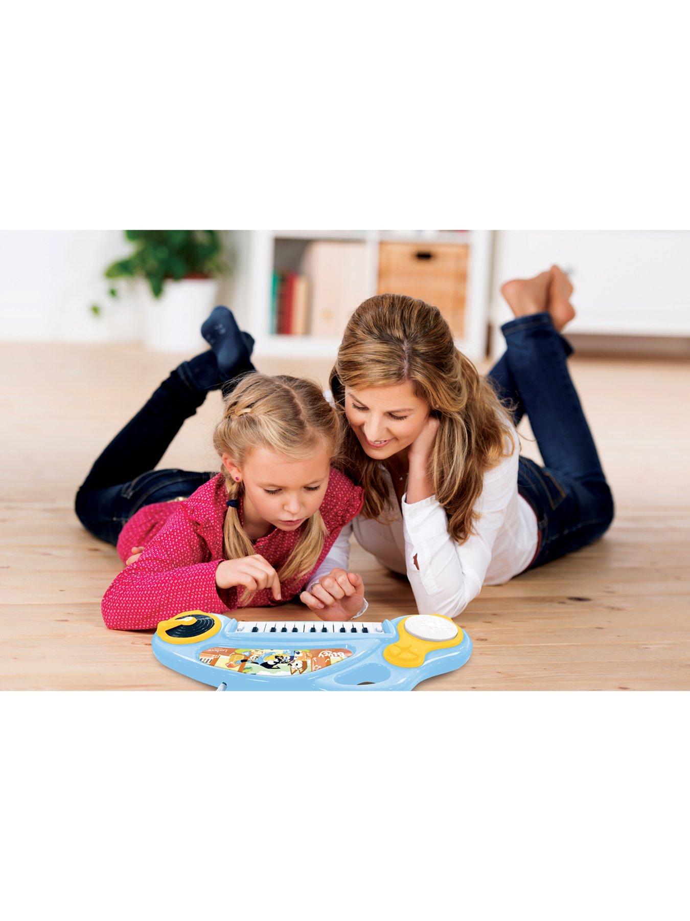  image of bluey-fun-electronic-keyboard-with-lights