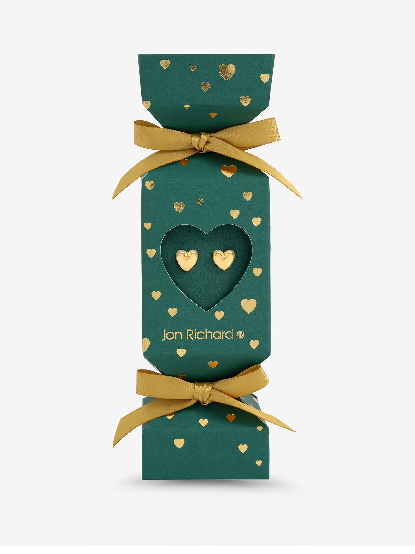 undefined 18K Gold Plated Heart Earrings - Gift Cracker