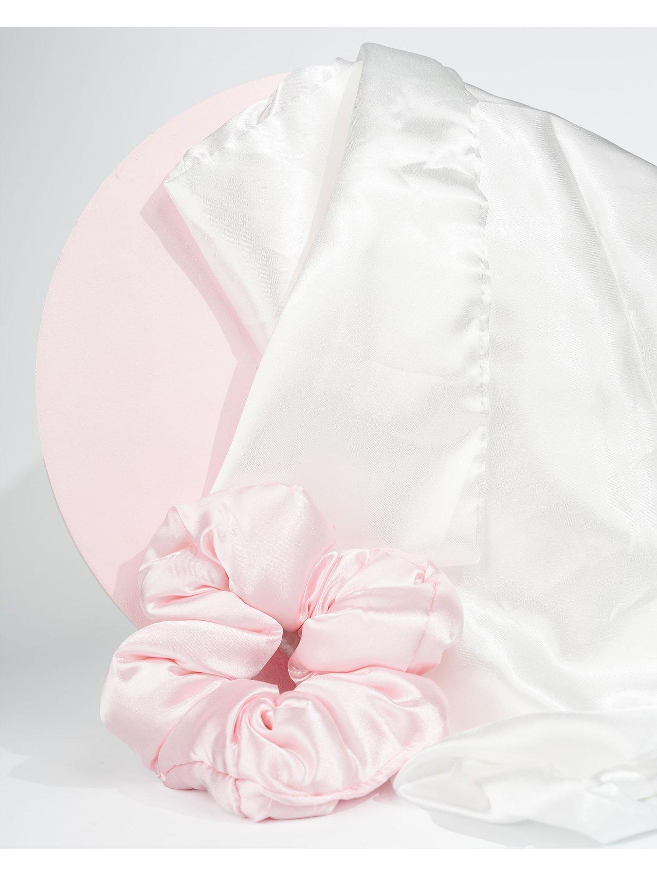 Image 2 of 4 of Brushworks Satin Dreams Pillowcase & Scrunchie Duo