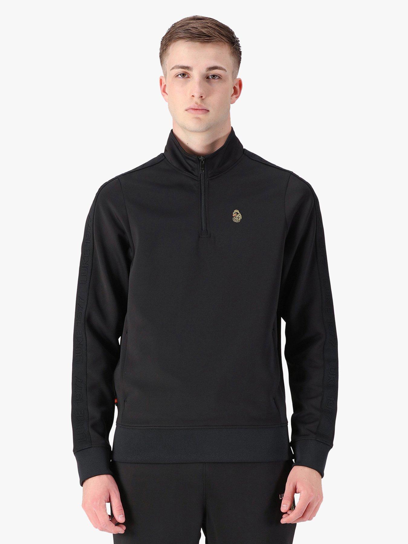 Luke 1977 Tttqr Quarter Zip Sweatshirt - Black