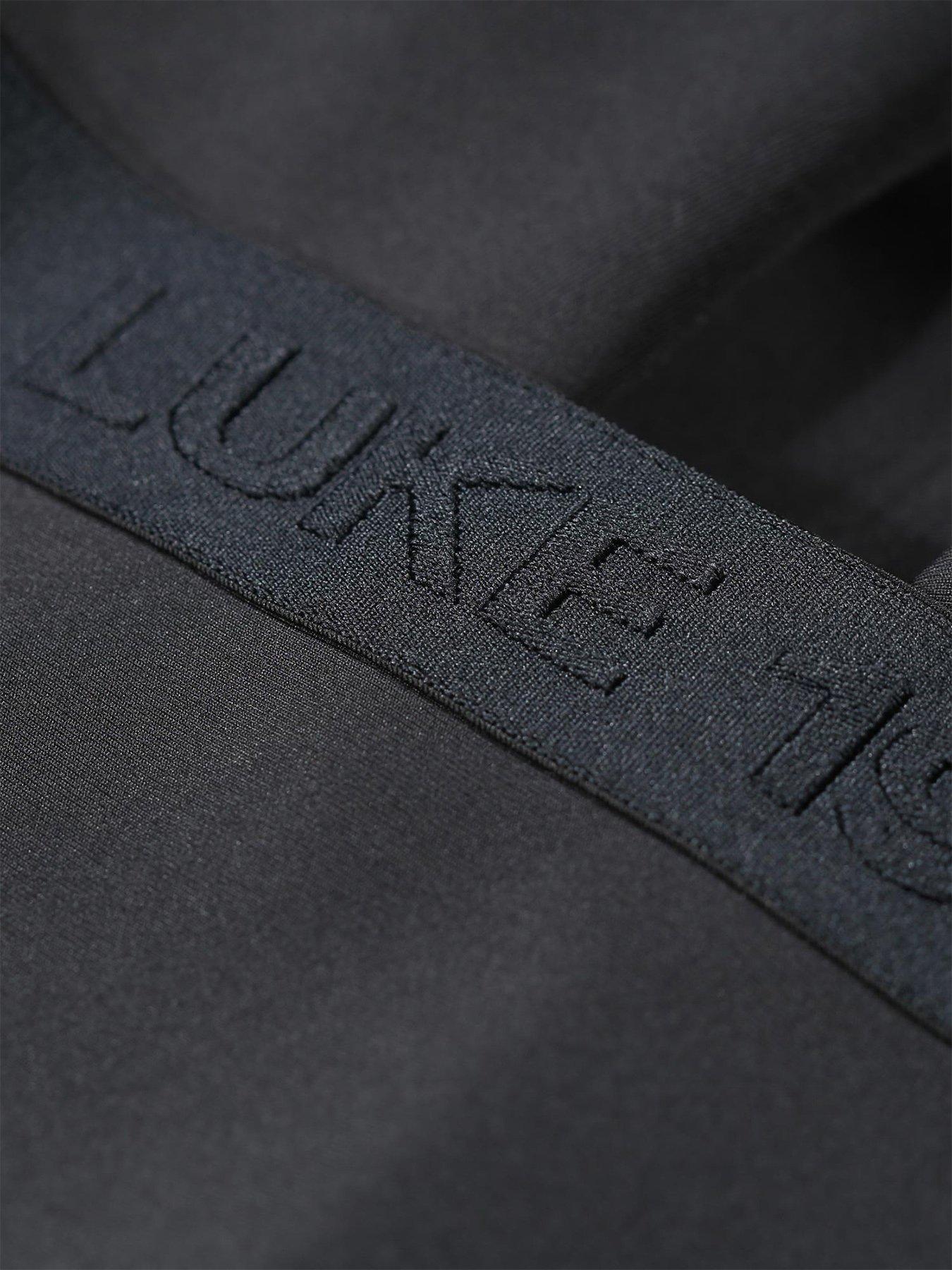 Image 6 of 6 of Luke 1977 Core Tric 1/4 Zip Sweat - Black