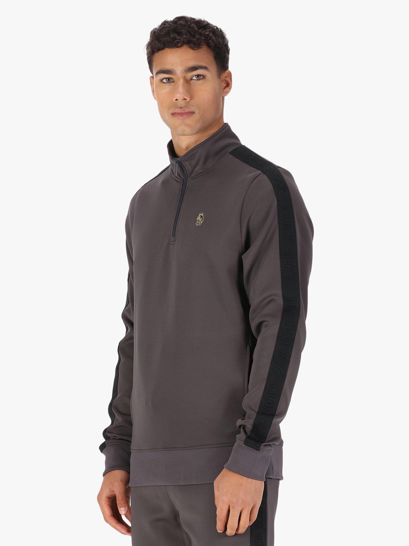 Luke 1977 Tttqr Quarter Zip Sweatshirt - Grey