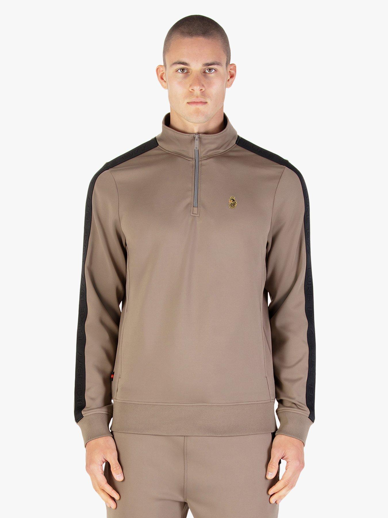 undefined 1977 Core Tric 1/4 Zip Sweat - Brown