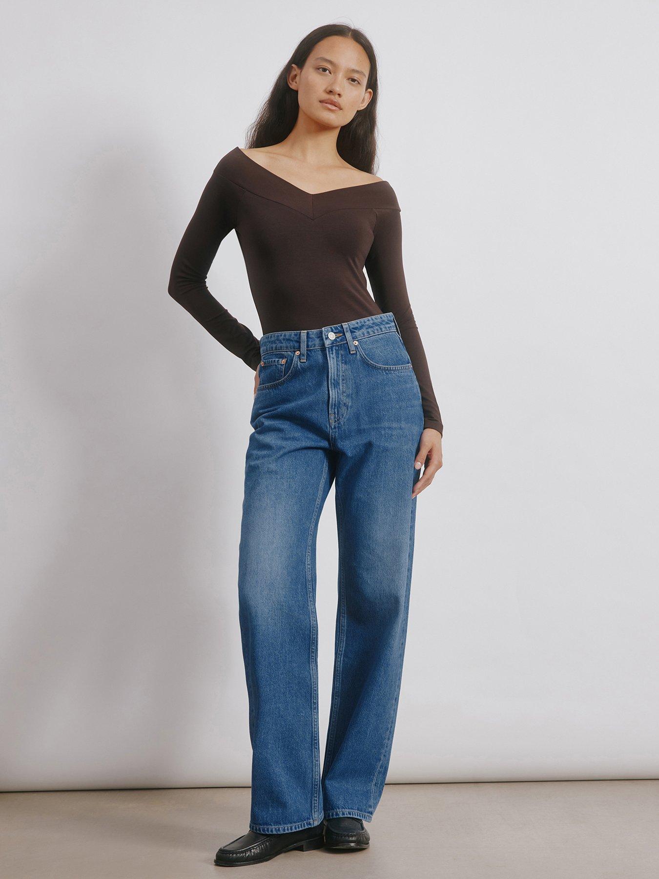 undefined New Straight Leg Jean - Blue
