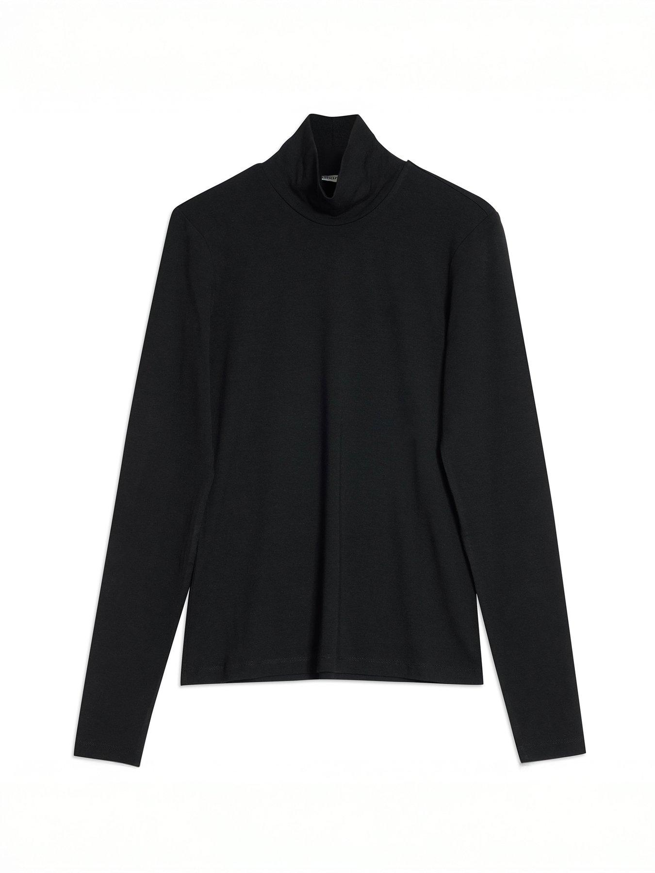 Image 4 of 4 of Albaray Turtle Neck Top - Black
