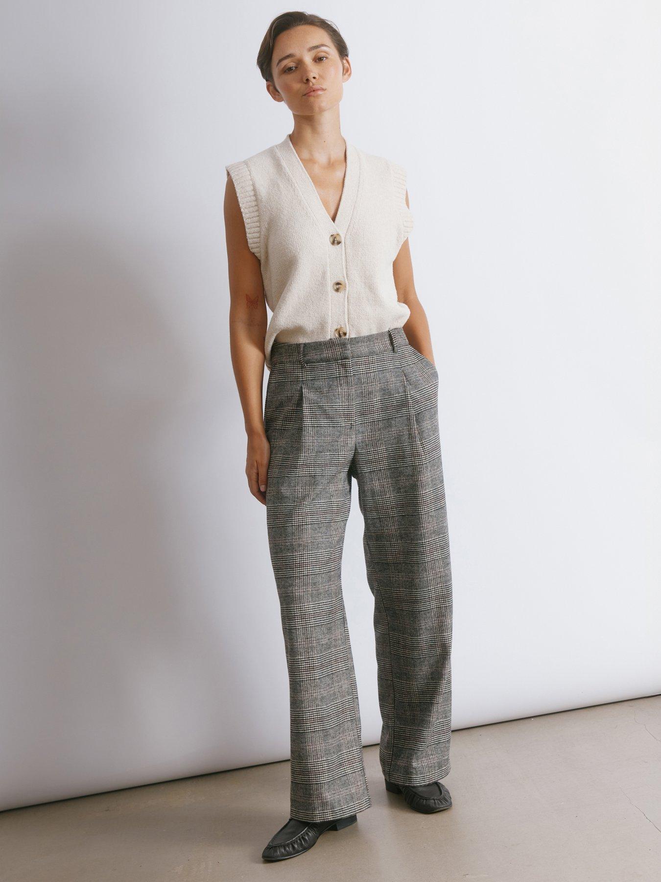 Albaray Check Trouser - Grey
