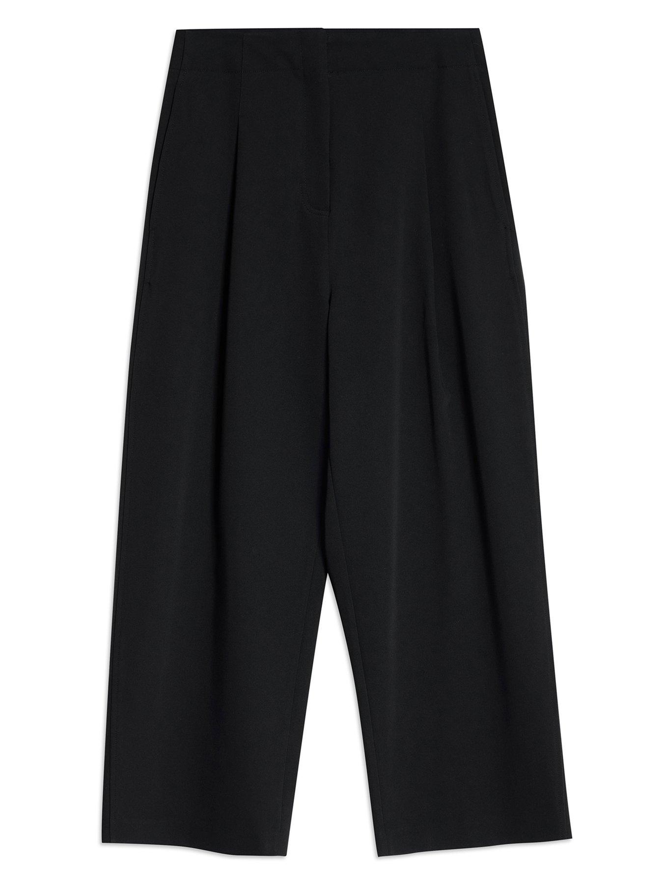 Image 4 of 4 of Albaray Black Tailored Barrel Trouser