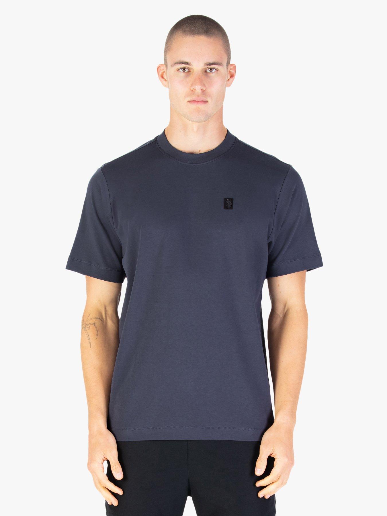 Image 2 of 6 of Luke 1977 Luxembourg Back Graphic T-shirt - Navy