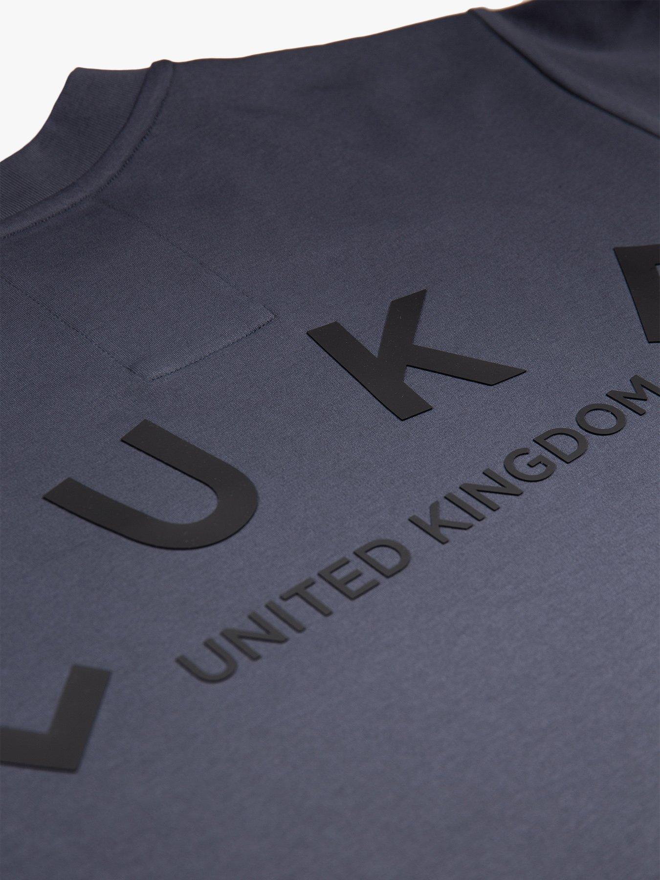 Image 6 of 6 of Luke 1977 Luxembourg Back Graphic T-shirt - Navy