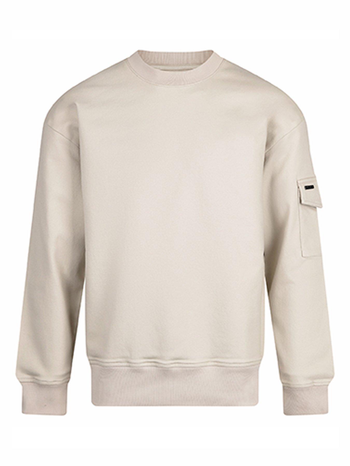  image of luke-1977-caleta-carpenter-sweatshirt-beige