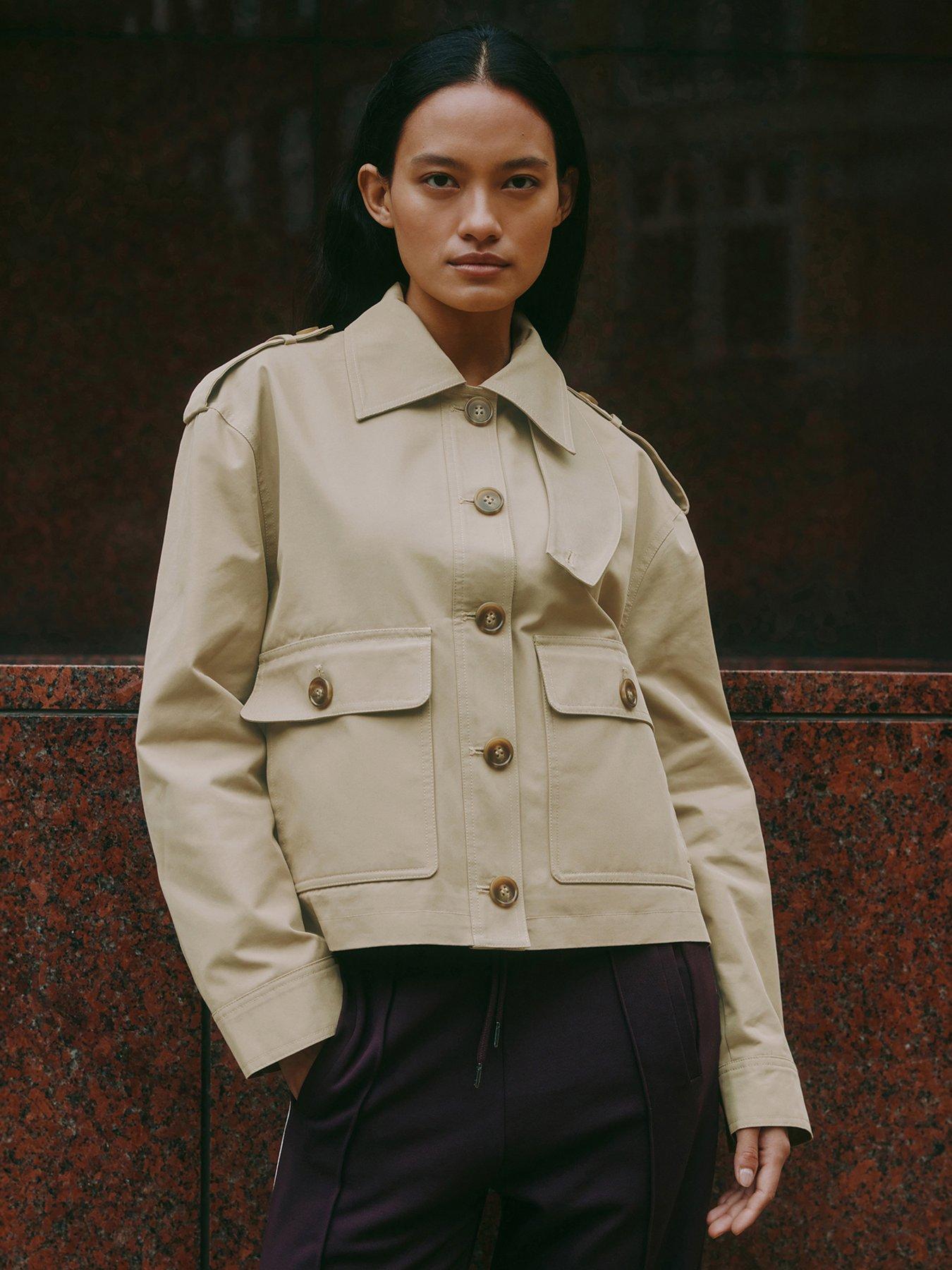 undefined Short Trench Jacket