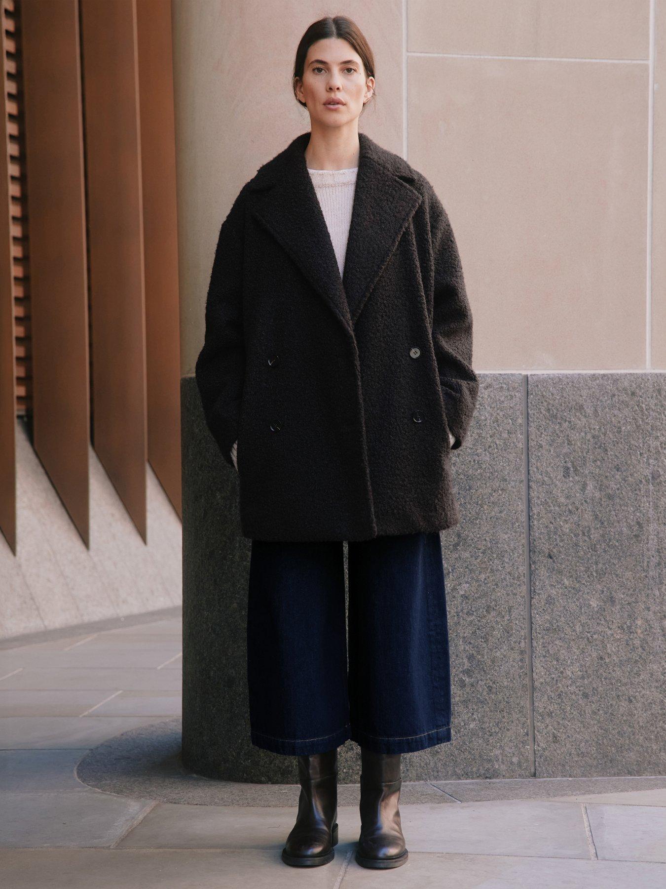 Albaray Curly Db Coat - Brown
