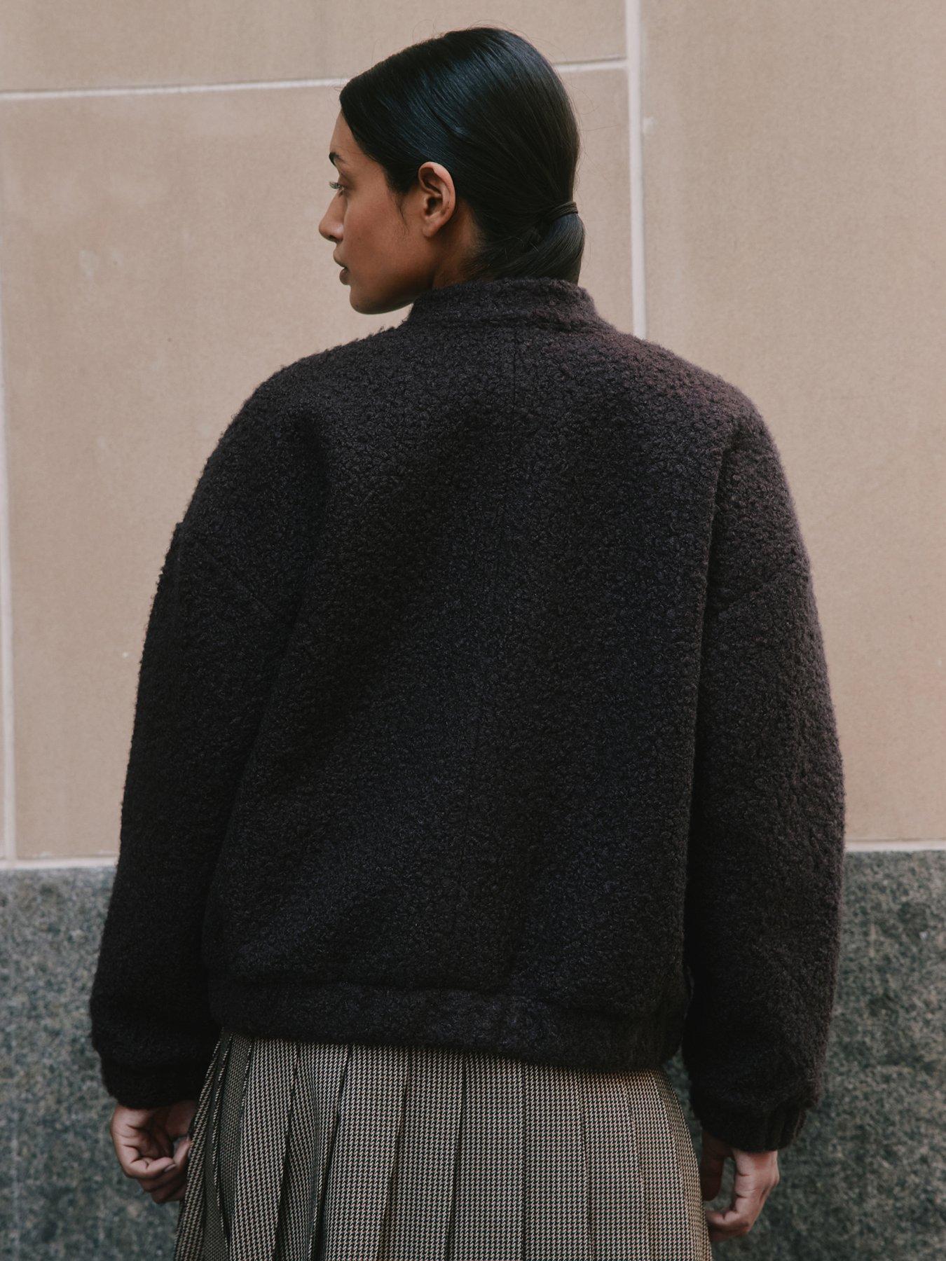  image of albaray-curly-bomber-brown