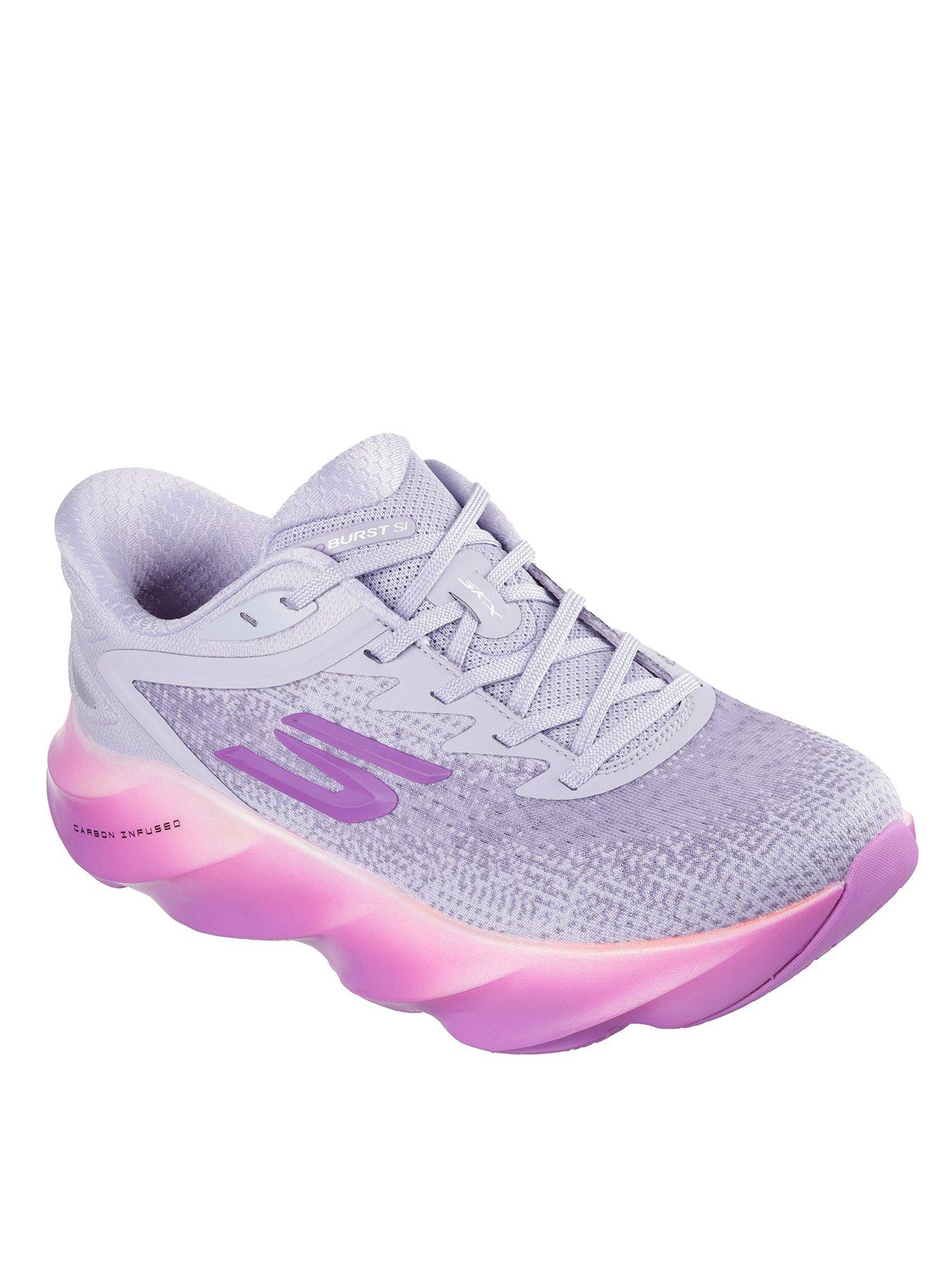 image of skechers-skx-aero-burst-slip-in-arch-fit-running-trainer-lilac
