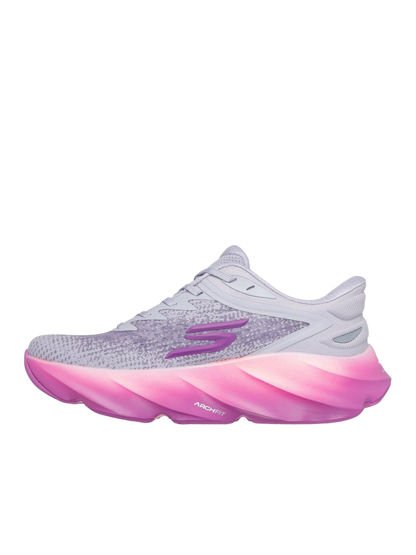  image of skechers-skx-aero-burst-slip-in-arch-fit-running-trainer-lilac