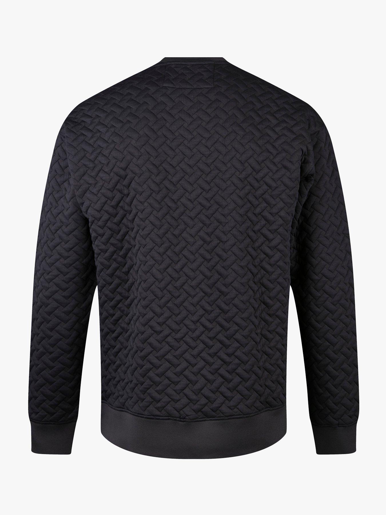 Image 5 of 6 of Luke 1977 Torridon Textured Sweatshirt - Grey