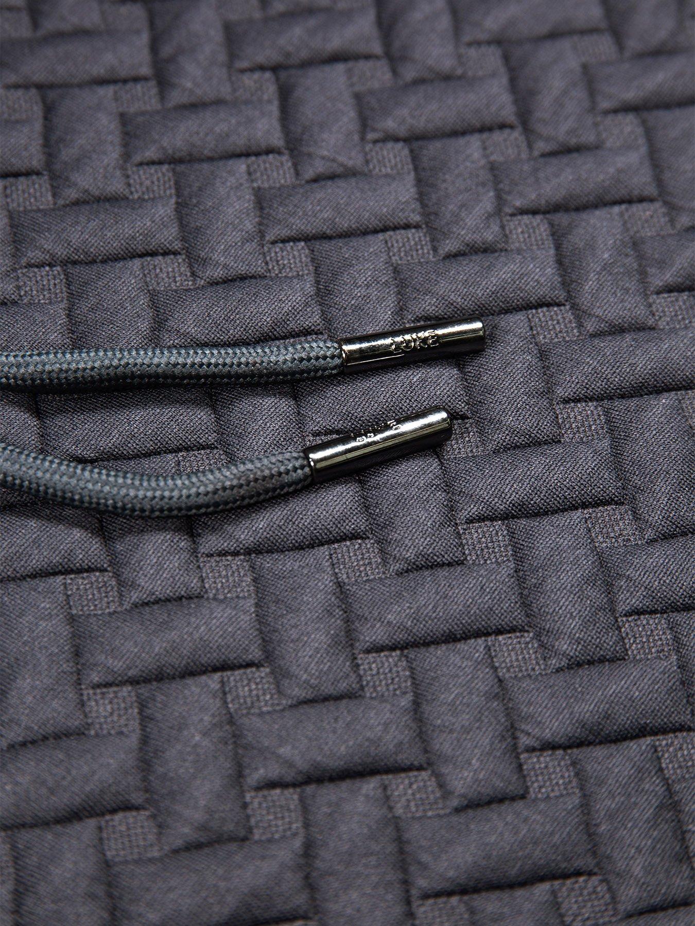  image of luke-1977-melrose-textured-sweatshirt-grey