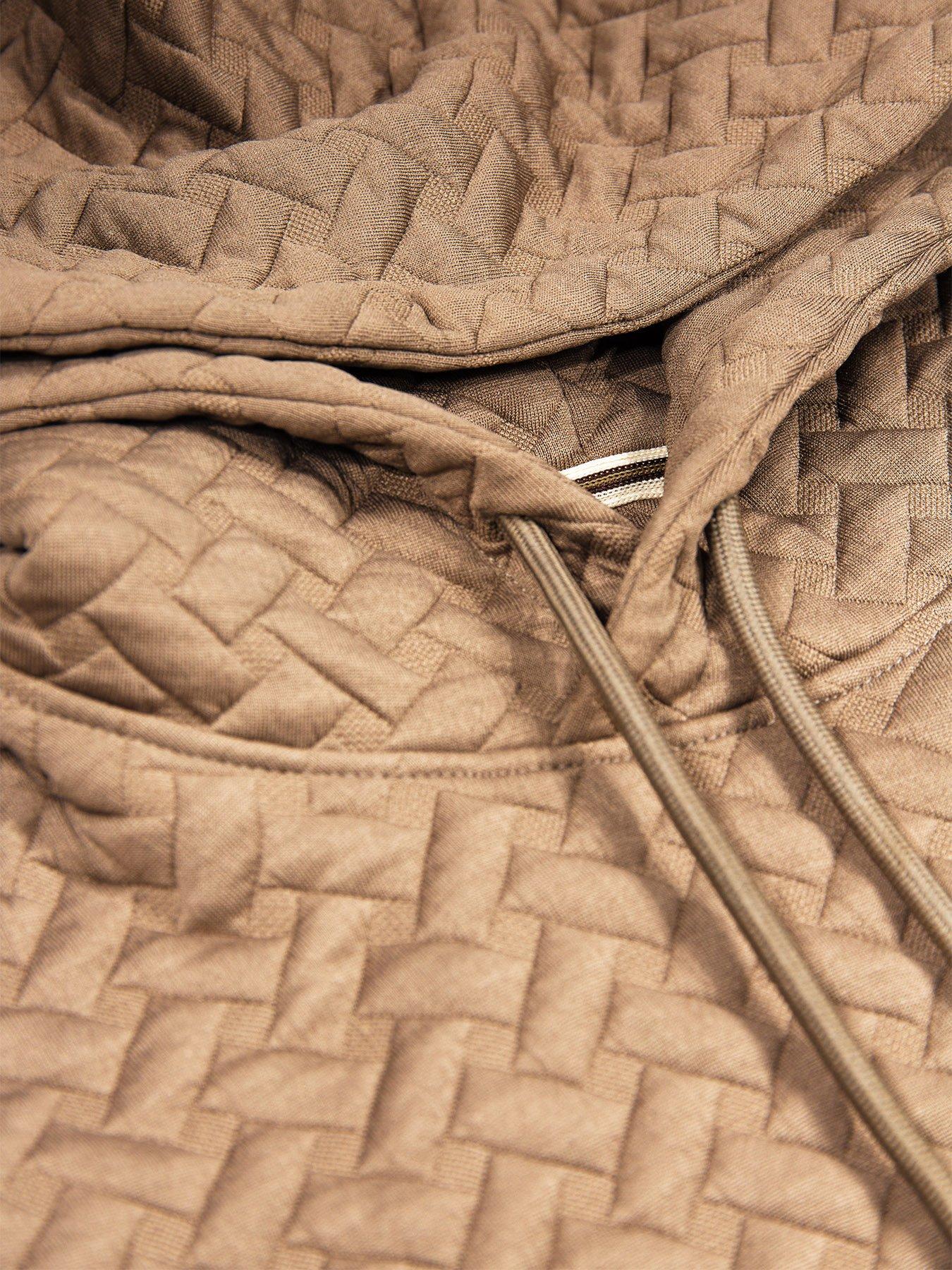  image of luke-1977-melrose-textured-sweatshirt-brown