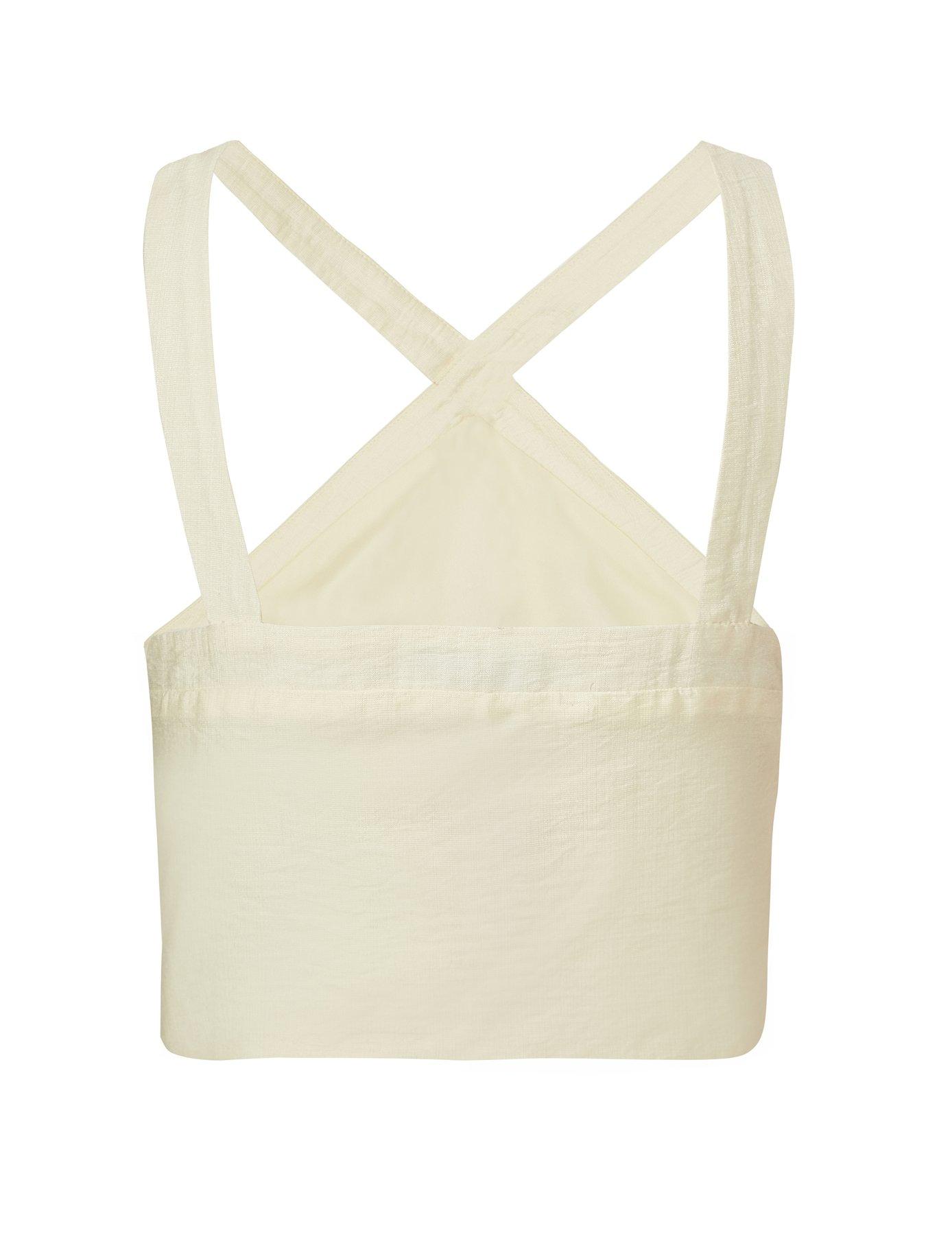 Image 5 of 6 of Quiz Stone Embroidered Crop Top