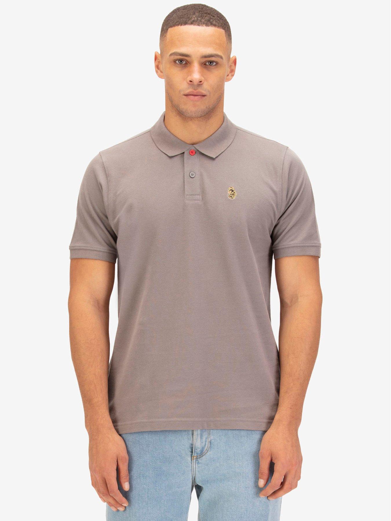 Luke 1977 New Mead Sport Short Sleeve Polo - Light Grey