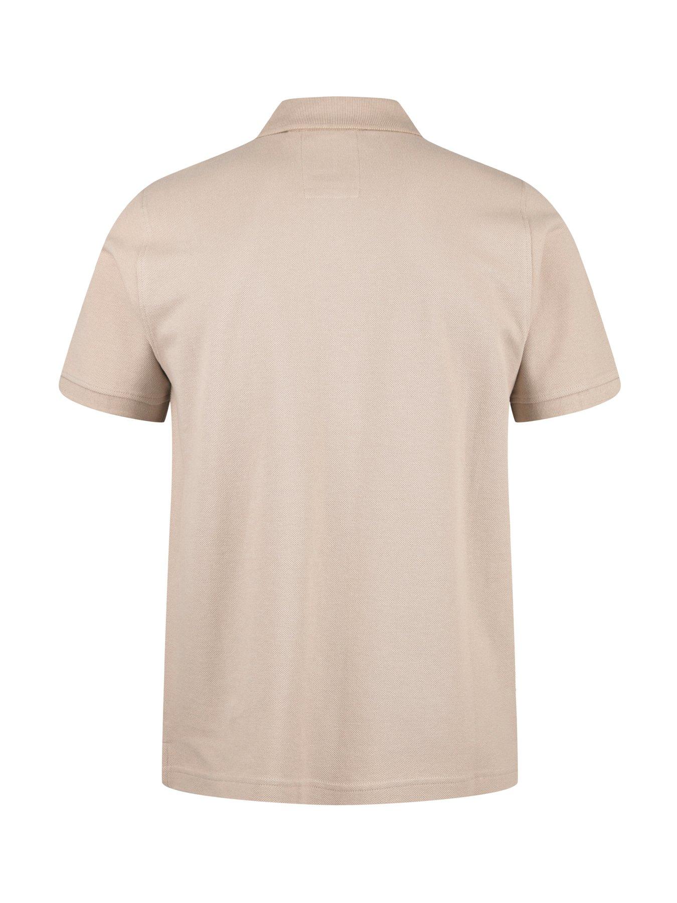  image of luke-1977-new-mead-sport-short-sleeve-polo-beige