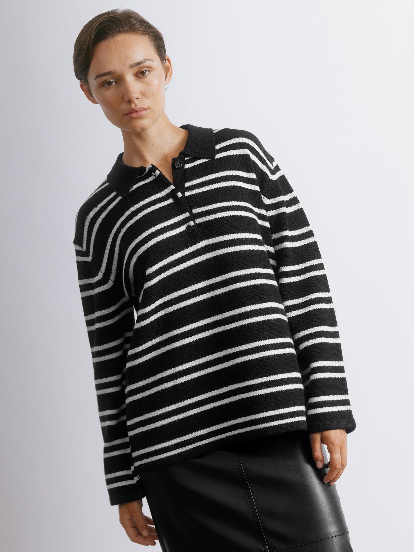 Image 1 of 4 of Albaray Stripe Rugby Top - Multi