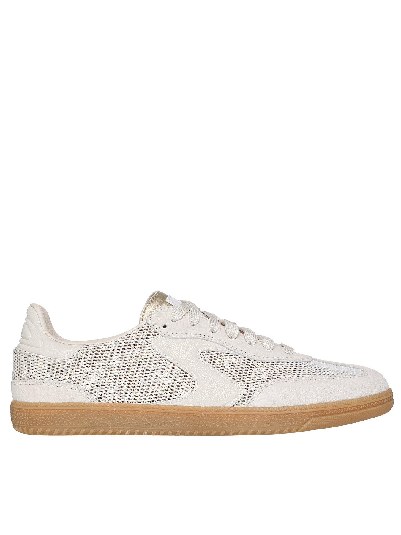 Skechers Hotshot Meshing Well Netted Trainer - Natural Mesh