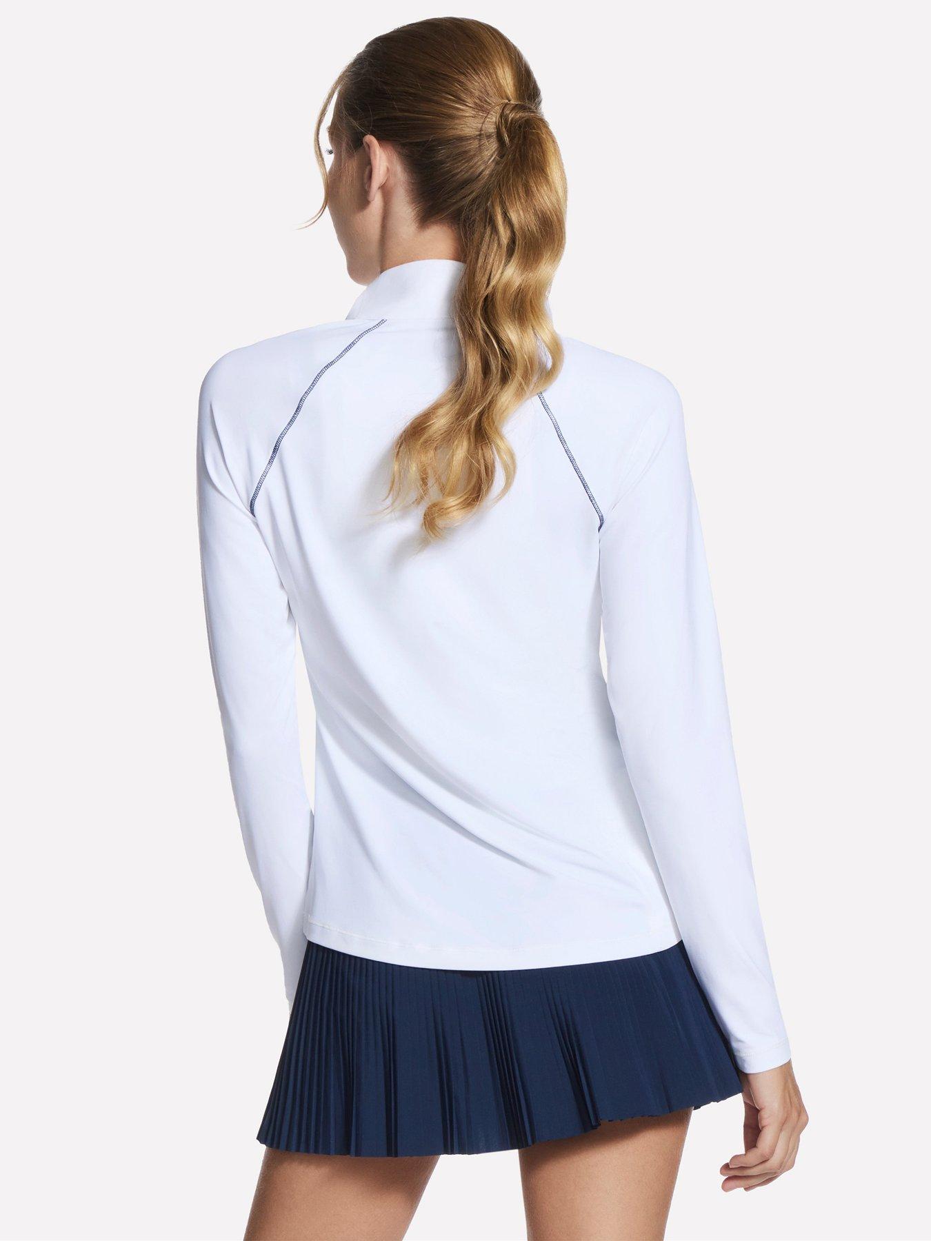  image of skechers-stride-performance-14-zip-jacket-white