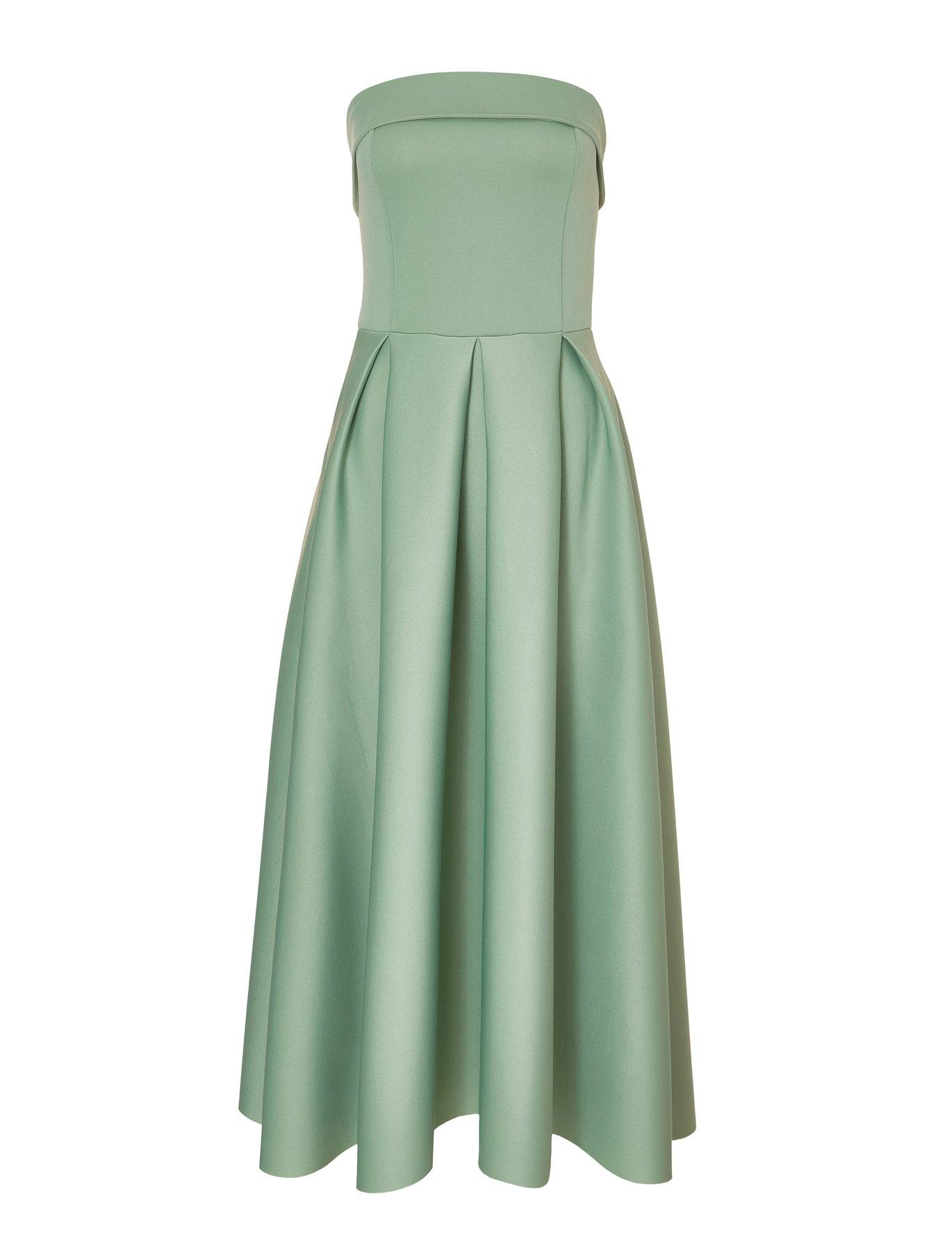 bright green skater dress Land Before Lime